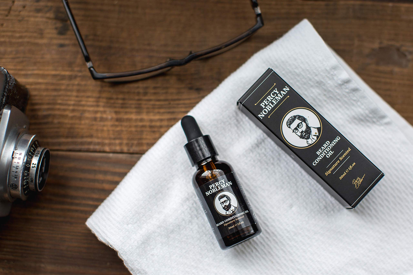 Beard Oil by Percy Nobleman, 99% Beard Conditioning Oil With a Mixture of Quality Ingredients that Softens and Conditions your Facial Hair. (30ml)