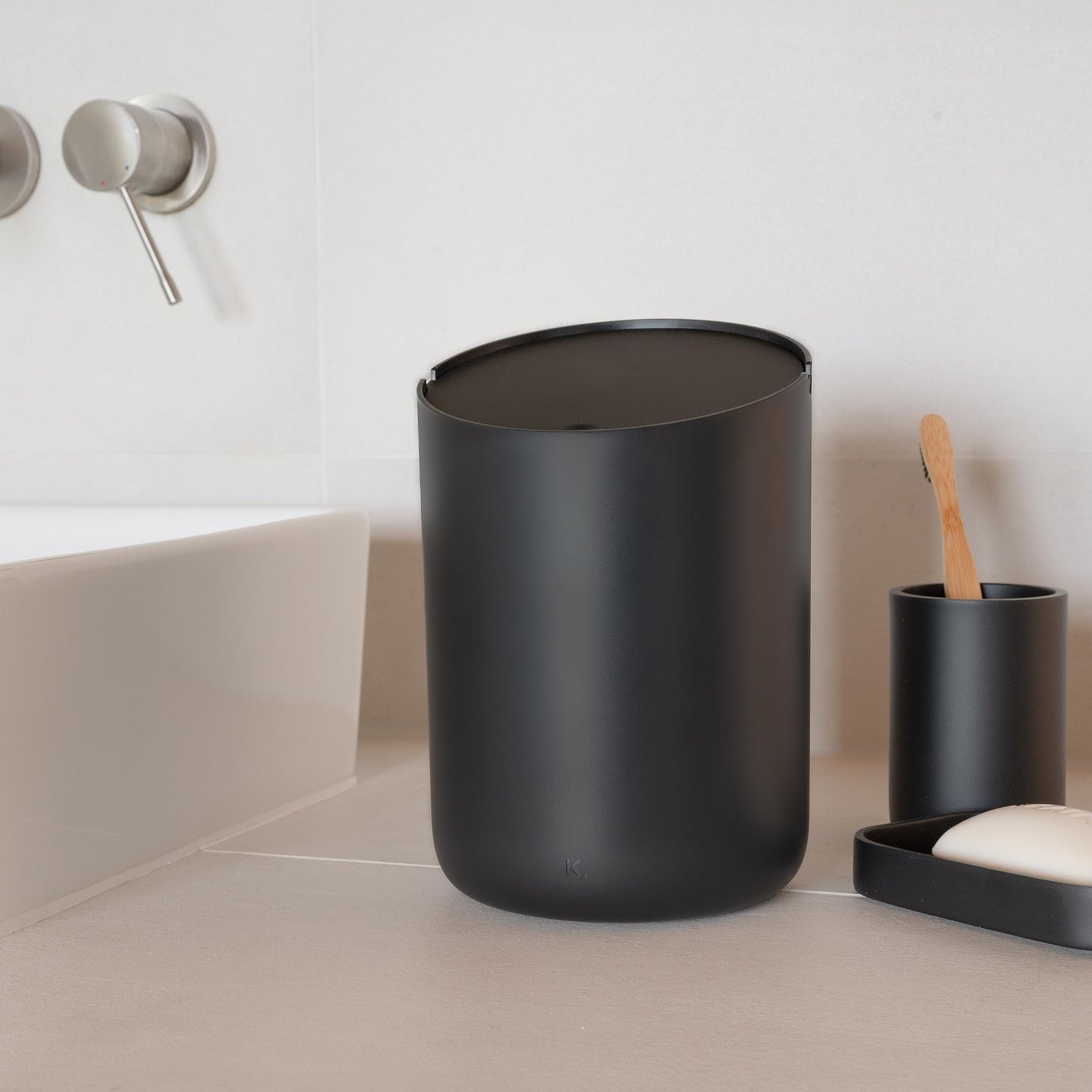 - Kazai.® Mini Waste Bin | Small and Unique Design Bin | 1.5L Capacity -