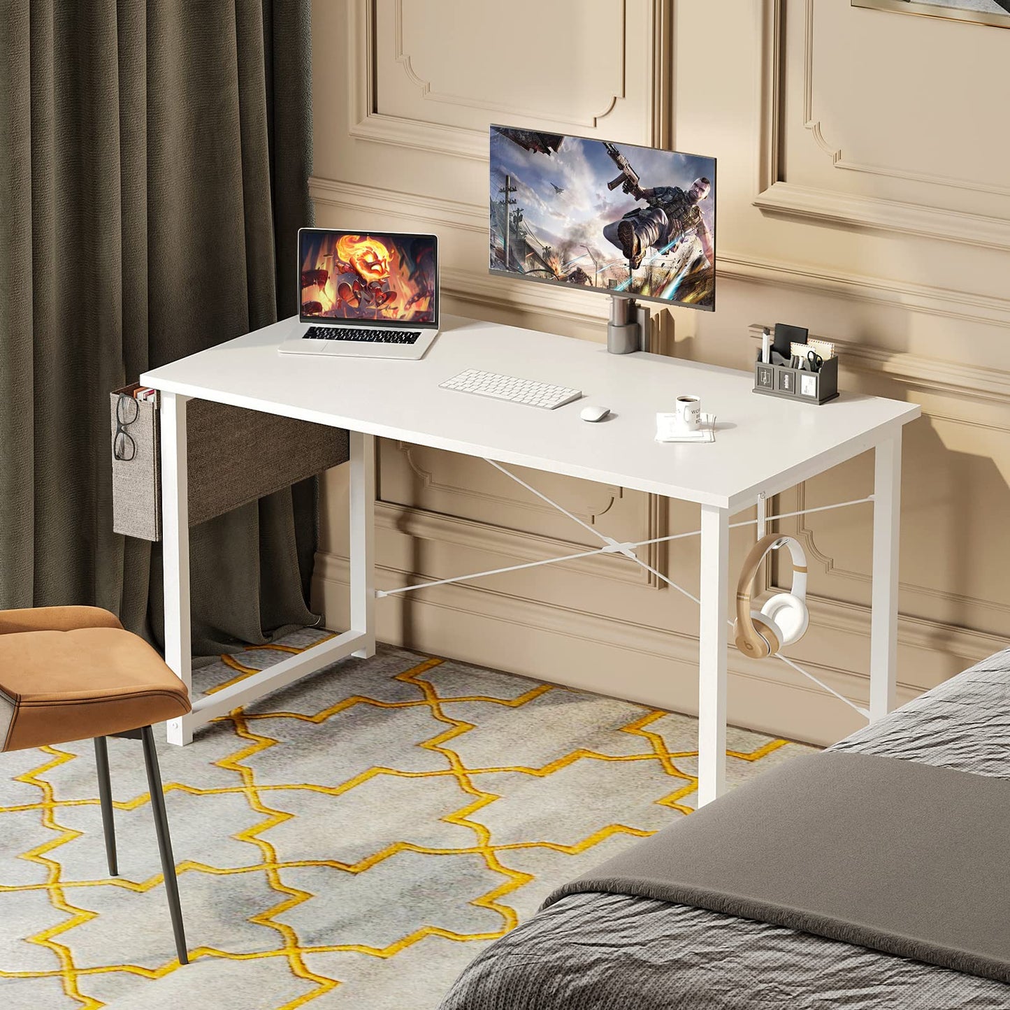 - ODK Computer Desk 40 Inch| Small Office Desk for Home Office -