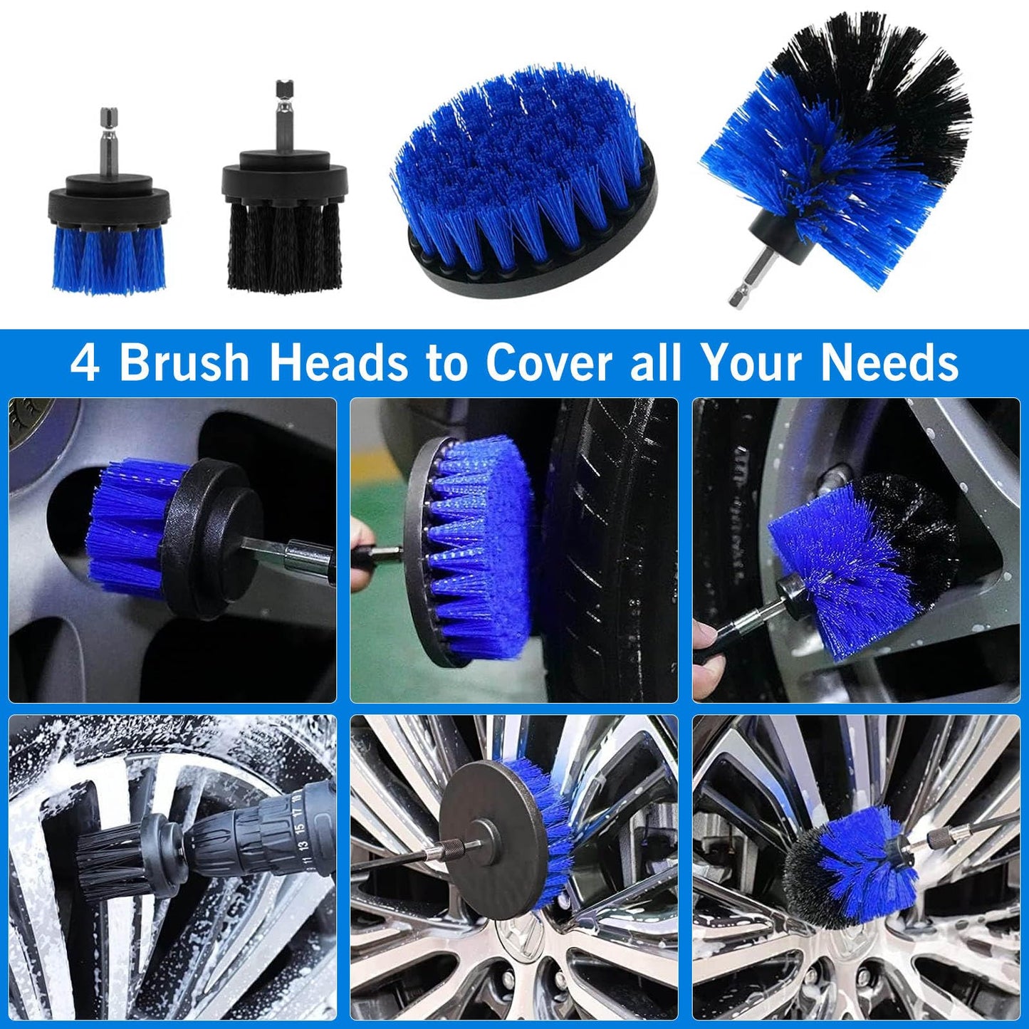 - Zero to Auto® Ultimate 22 Pieces Car Cleaning Kit with Collapsible Bucket and Bag for Interior/Exterior Detailing/Washing including Brush Microfibre Towel Mitt For Wheels Leather Dashboard