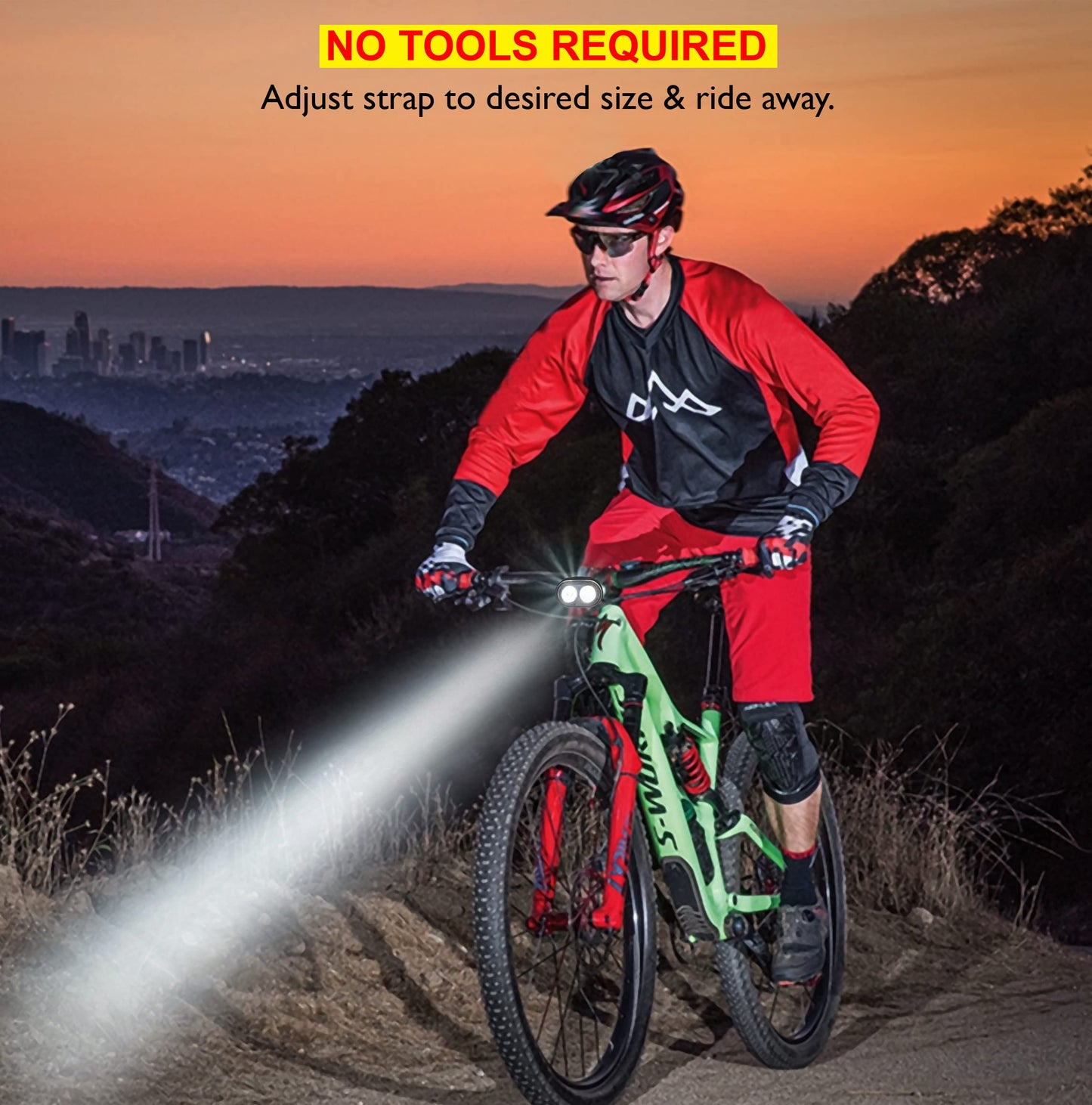 - Orient McCann USB Rechargeable Bike Light Set | Ultra Bright LED Bicycle Lights | Headlight and Taillight Set -