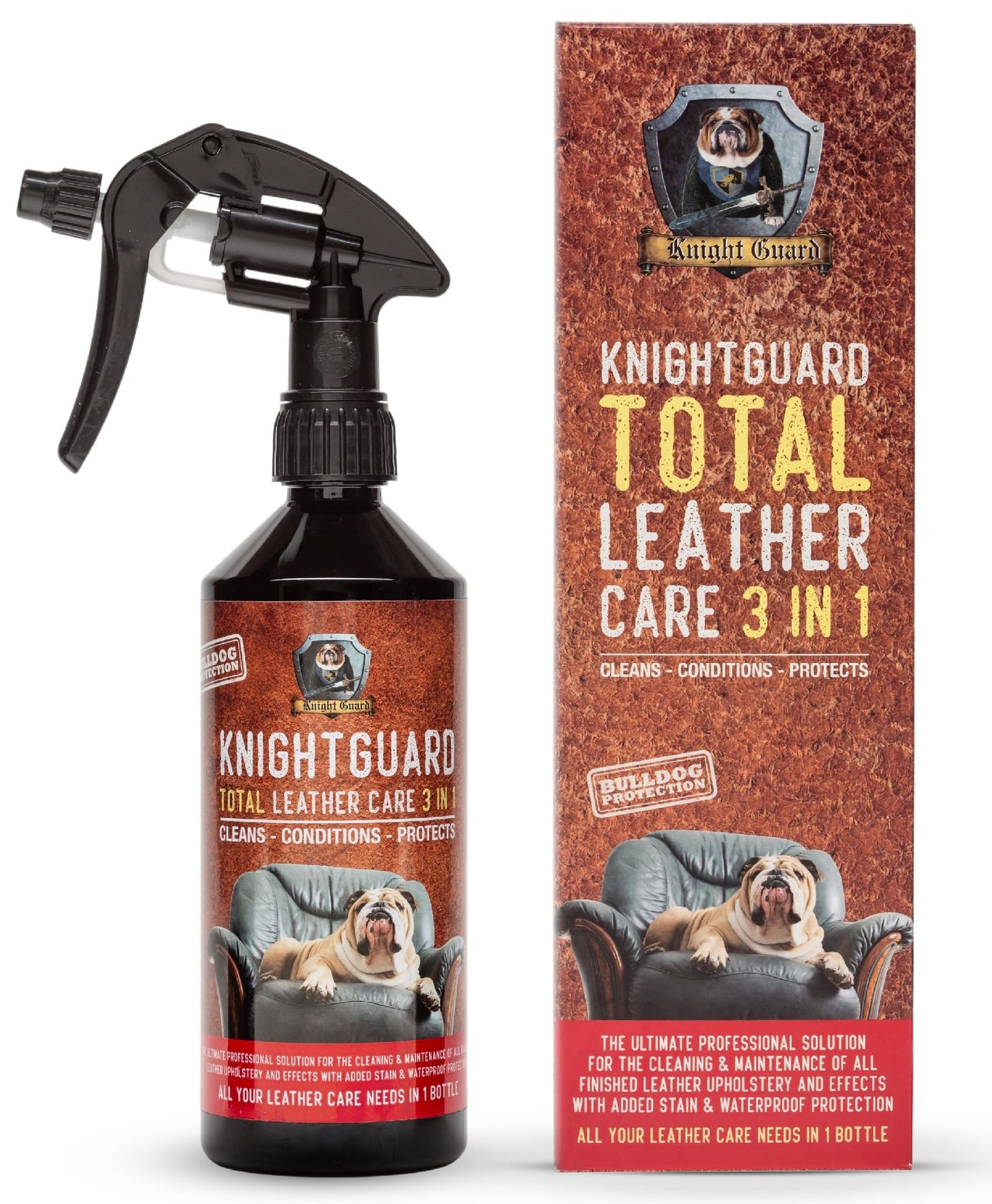 - KnightGuard Leather Care 3in1 | Cleans | Conditions | Protects -