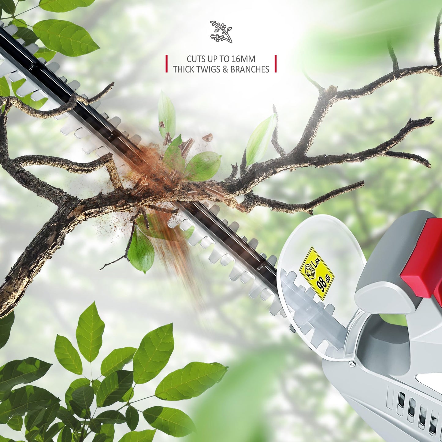 - NETTA Hedge Trimmer and Cutter | 500W | 500mm Diamond Cutting Blade -