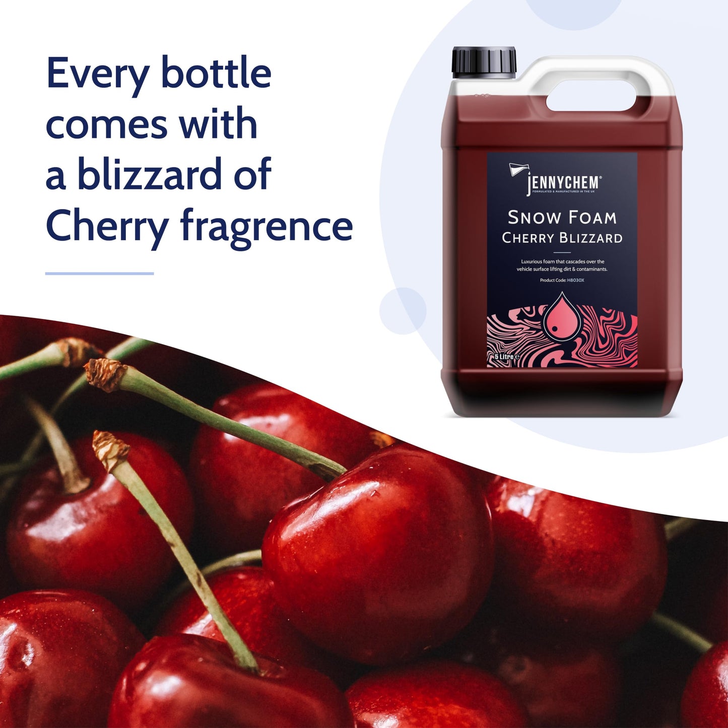 - Jennychem Industrial Chemicals Cherry Snow Foam Car Shampoo -