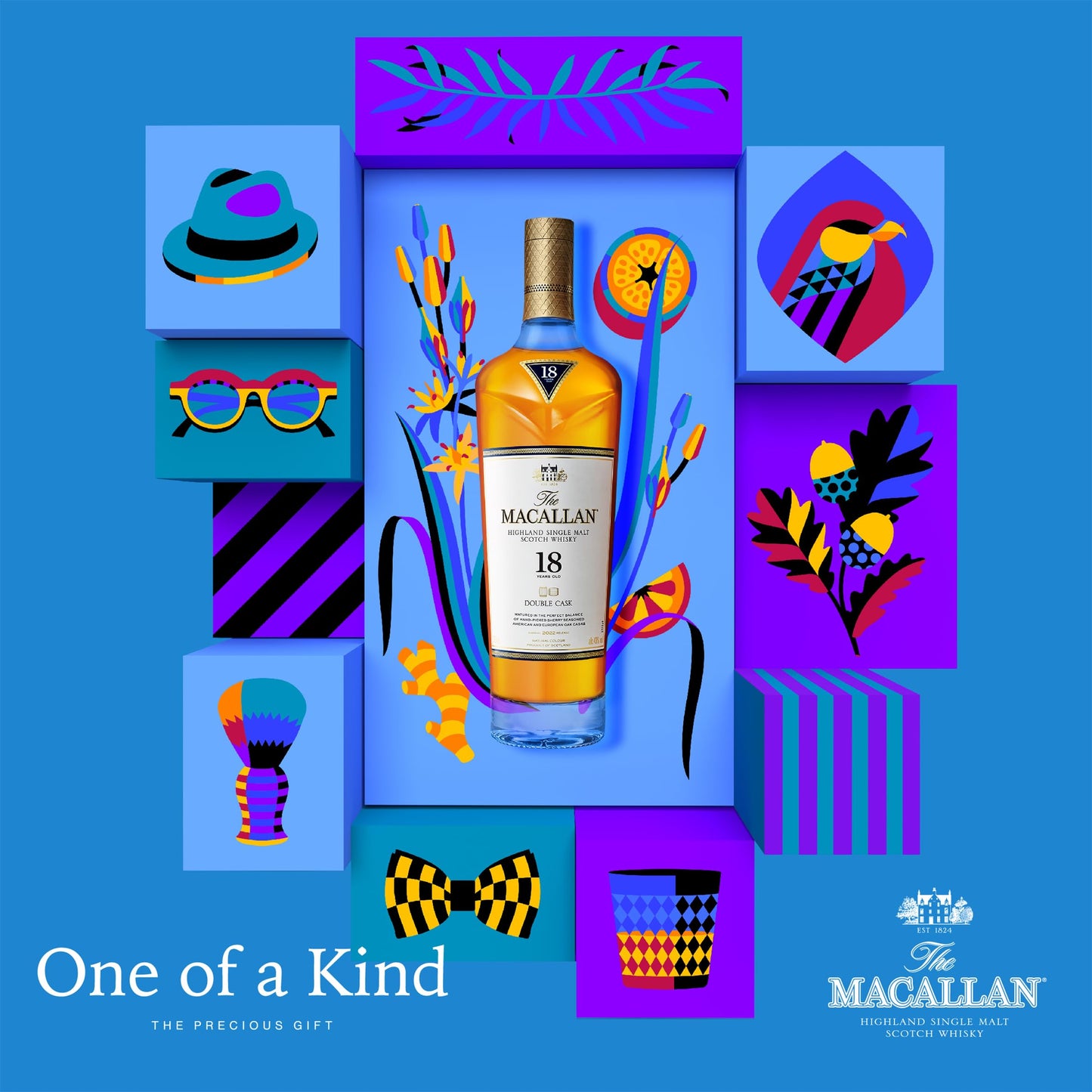 - The Macallan Double Cask | 18 Years Old Single Malt Scotch Whisky -