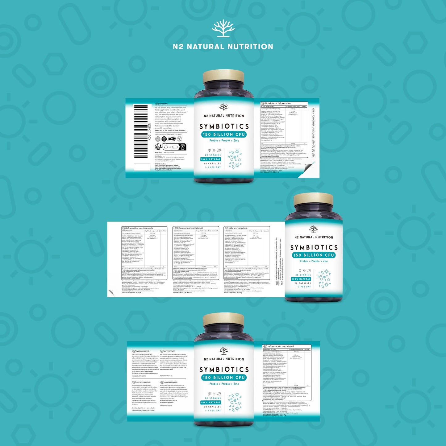 - Probiotics 400 Billion | CFU/gr* Shock Treatment with 20 Multi Strains -