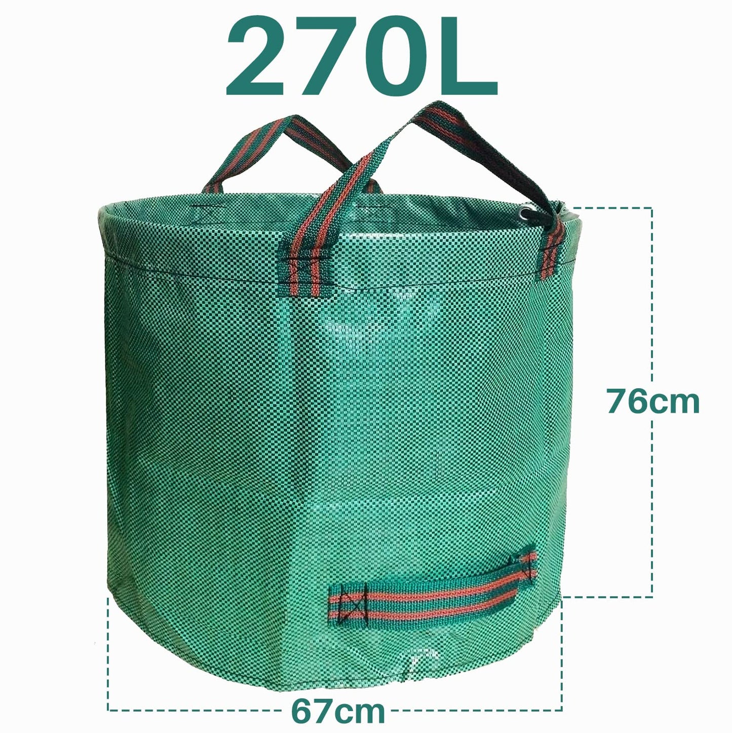 - Singwow Garden Waste Bags | 270L x 2 Heavy Duty Garden Bags | Reusable Garden Sacks with Handles -