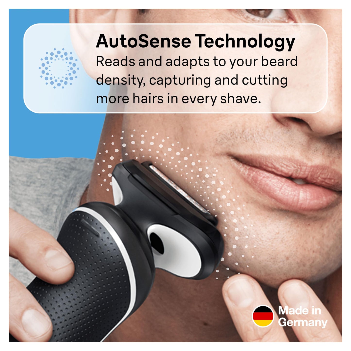 Braun Series 5 51-W1600s Electric Shaver for Men, Electric Razor for Men With EasyClick Body Groomer Attachment, EasyClean, Wet & Dry, Rechargeable, Cordless Foil Razor, White Rated Which? Best Buy