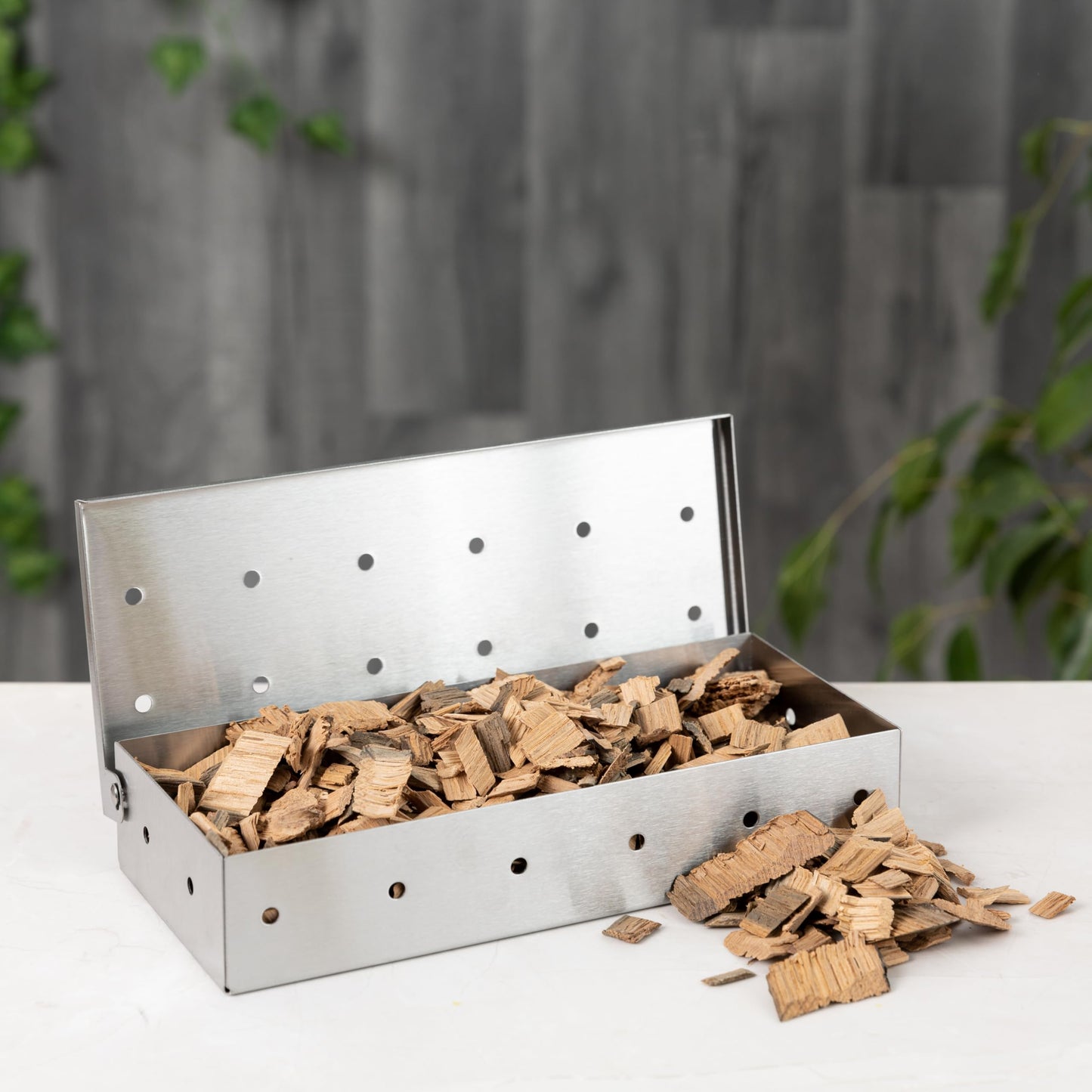 - Exstream BBQ Wood Pellet Selection Box | Apple, Cherry, Beech, Mesquite, Oak, Hickory -