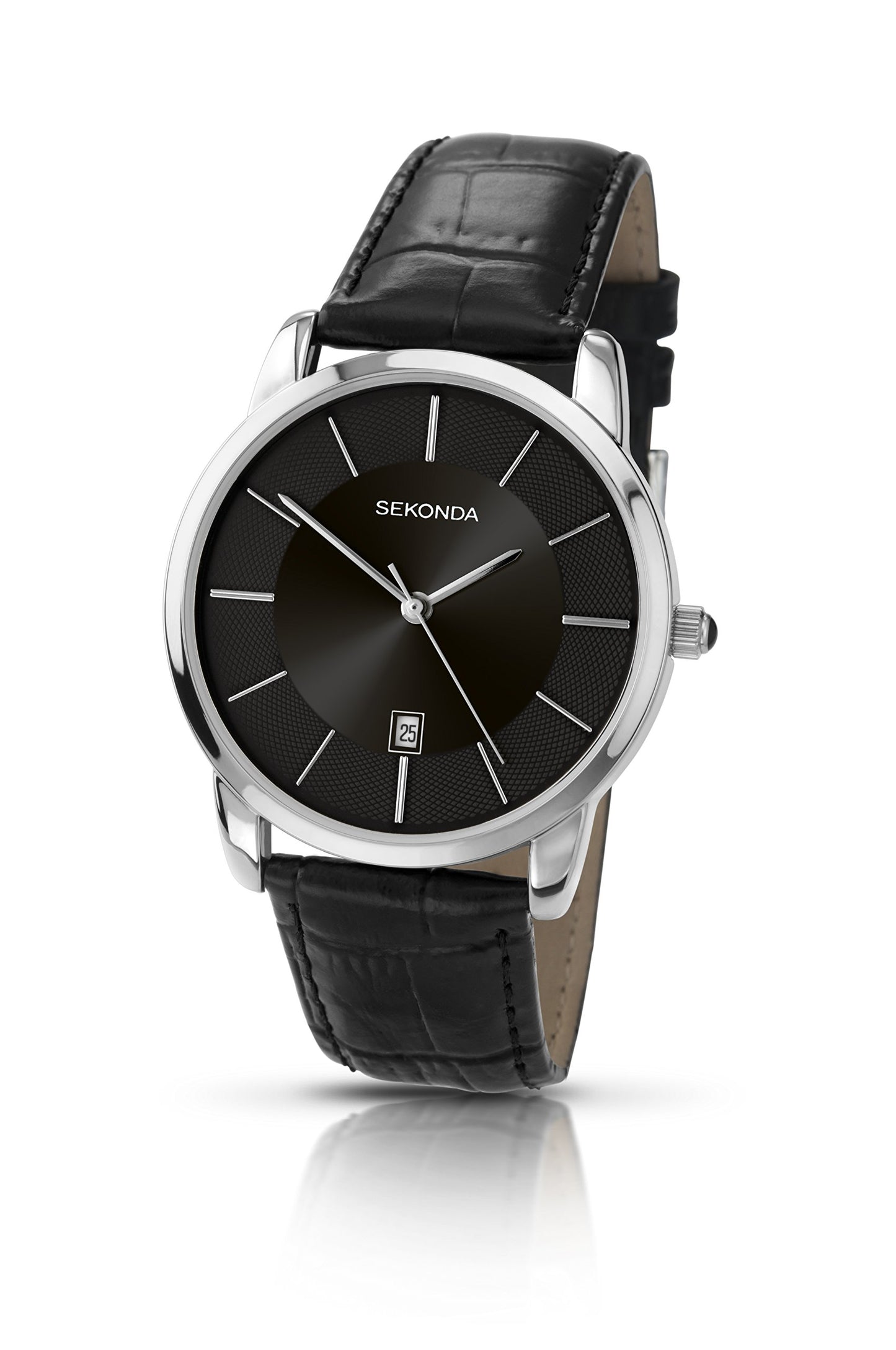 - Sekonda Men's Quartz Watch | Analogue Display | Leather Strap 3346 -