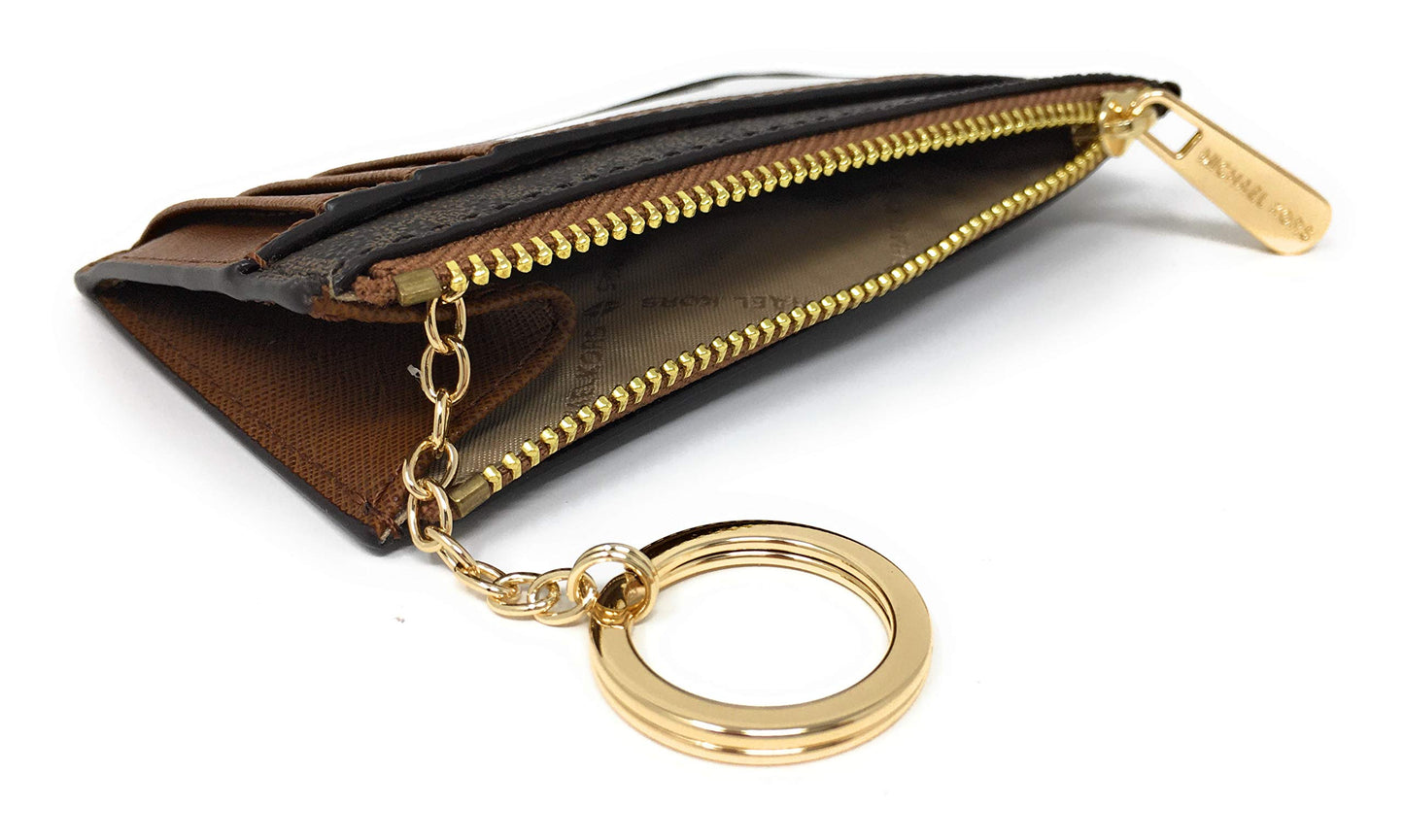 - Michael Kors Jet Set Travel Small Top Zip Coin Pouch with ID Holder -