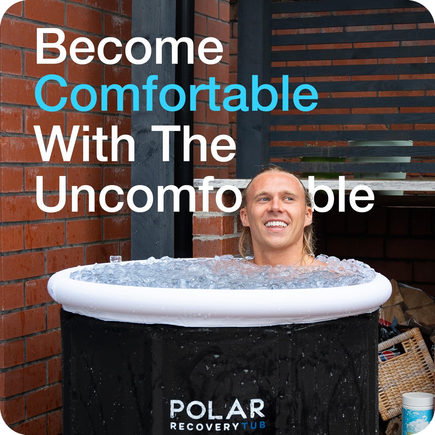 - Polar Recovery Tub / 370L | Portable Ice Bath for Cold Water Therapy Training -
