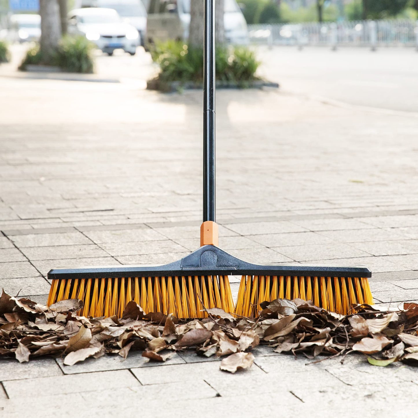 - Garden Broom | Yard Brush Heavy Duty Outdoor 2-1 CLEANHOME 166cm -