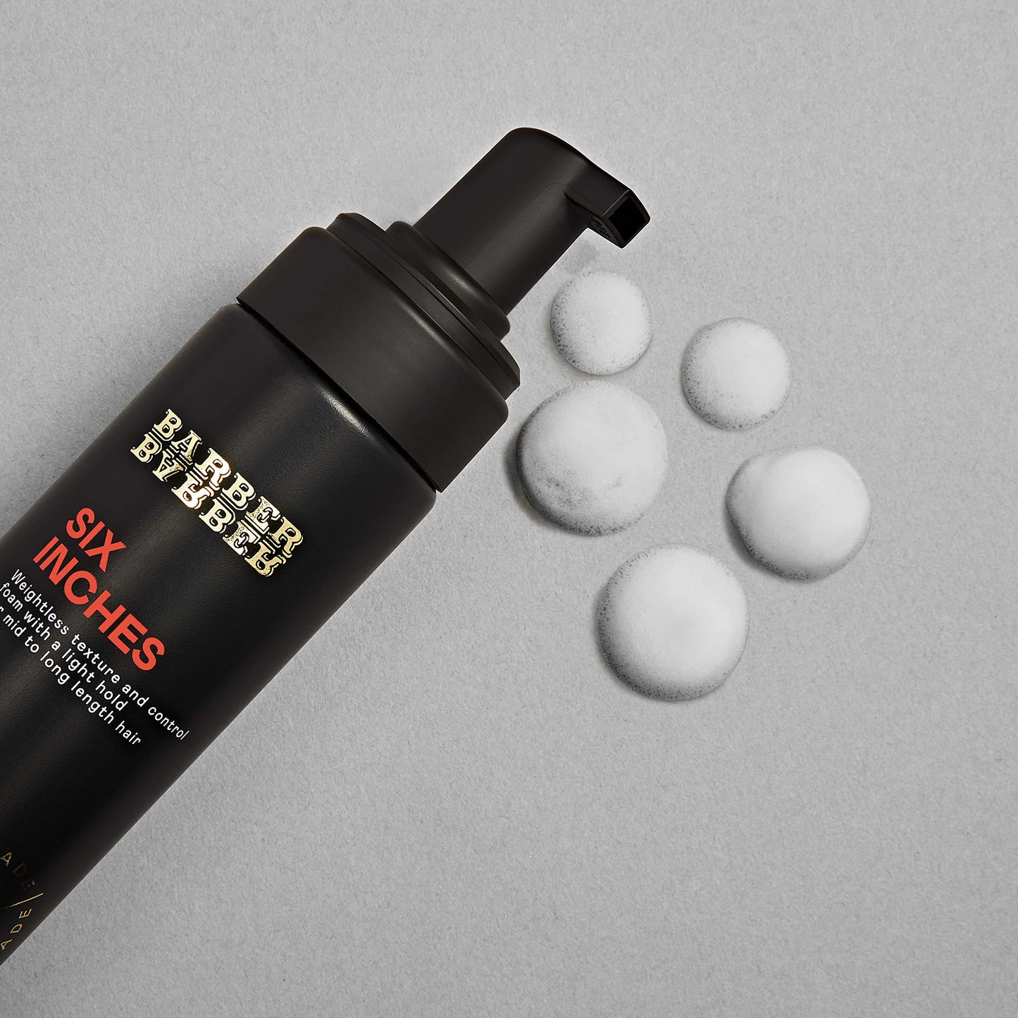 - Six Inches | Weightless Texture Foam | Medium Hold | Long Lasting -