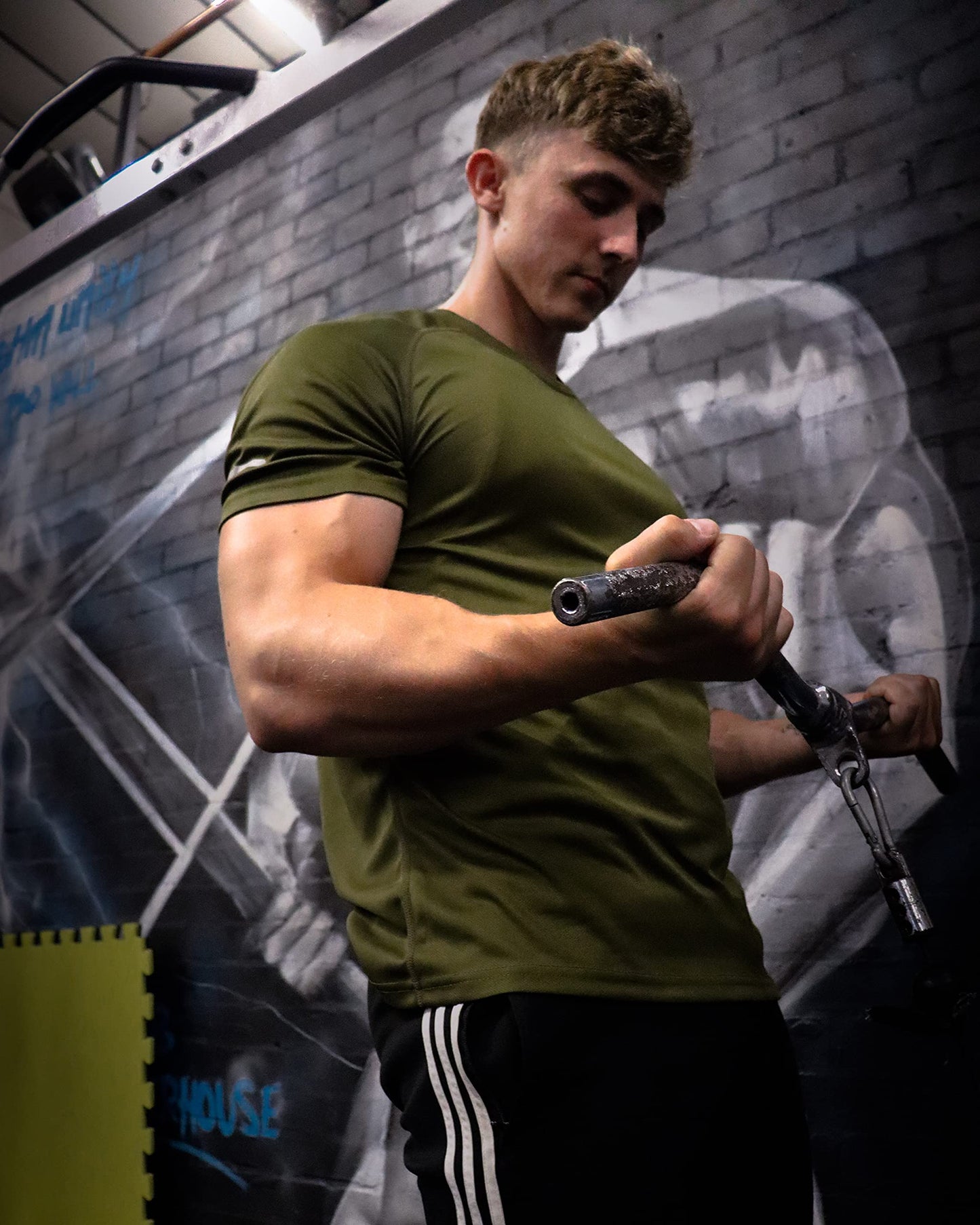 - Gaiatiger 3 Pack Mens T-Shirts | Dry-Fit | Running Tops -