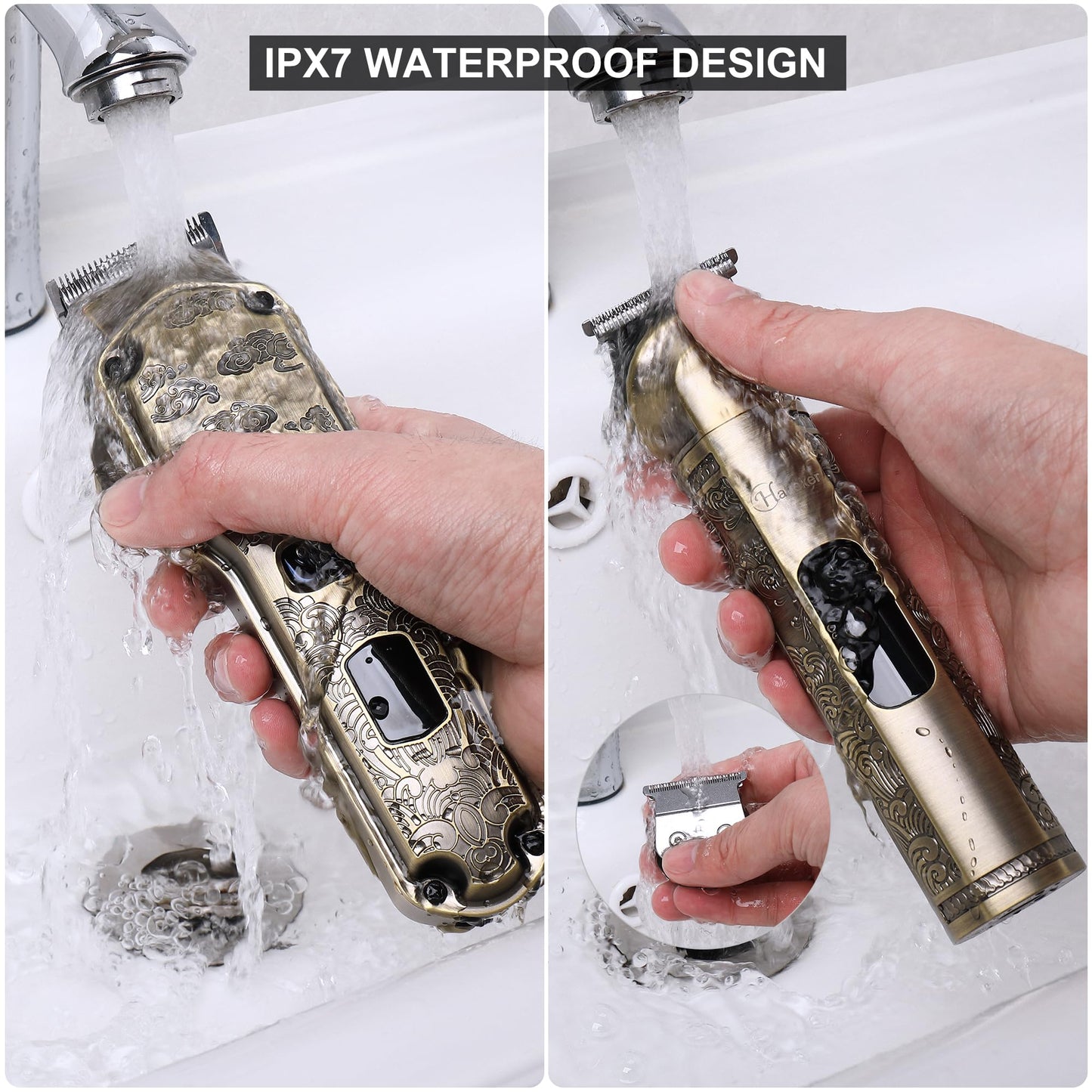 - Hatteker Professional Hair Clippers for Men | Beard Trimmer Clippers and Trimmer Set -