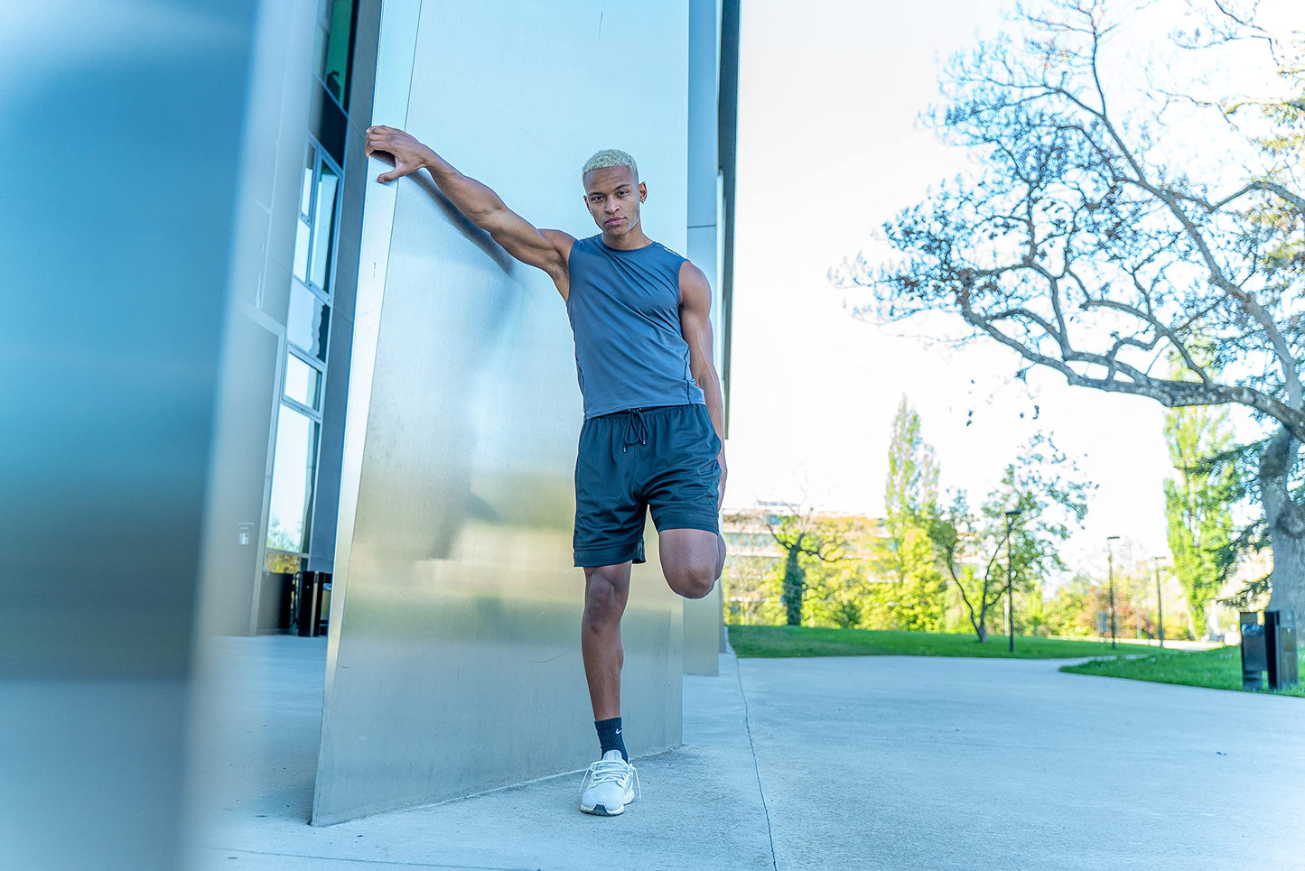 - LUWELL PRO Men's 3 Pack Compression Vest Tops | Sleeveless Workout T Shirt -