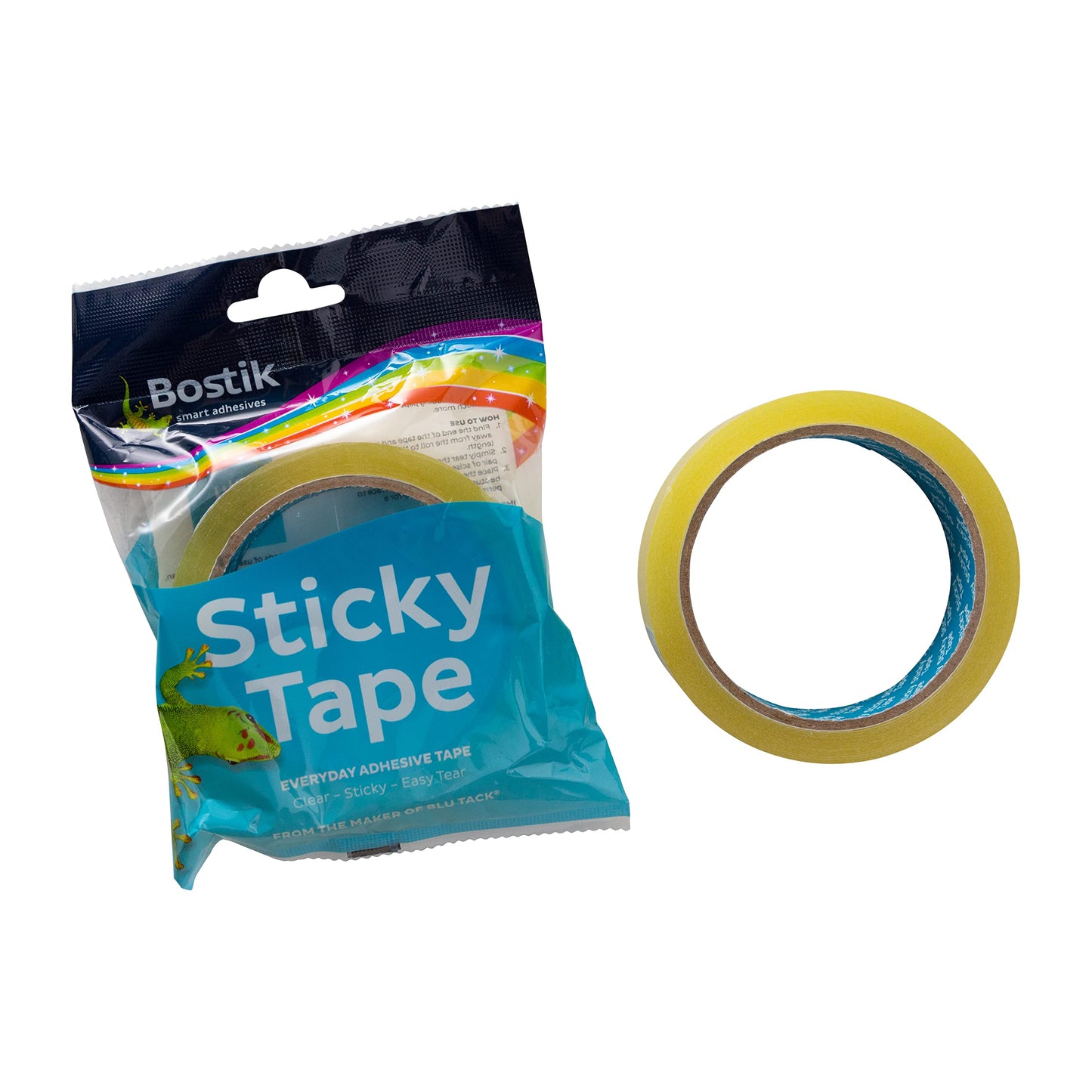 Bostik Sticky Tape Single Easy Tear 24mm x 50m, Transparent