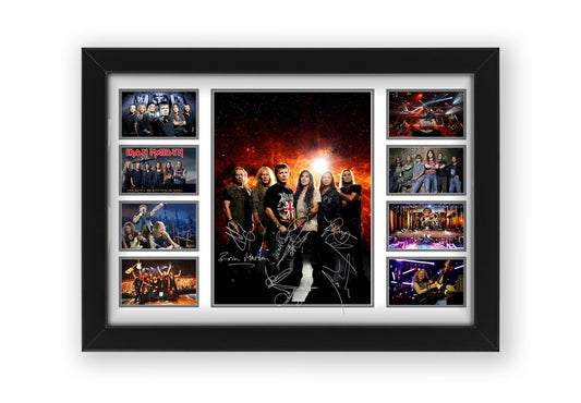 - Iron Maiden Signed Poster Print | Limited Edition Autograph Fan Gift | Collectible Memorabilia Merchandise -