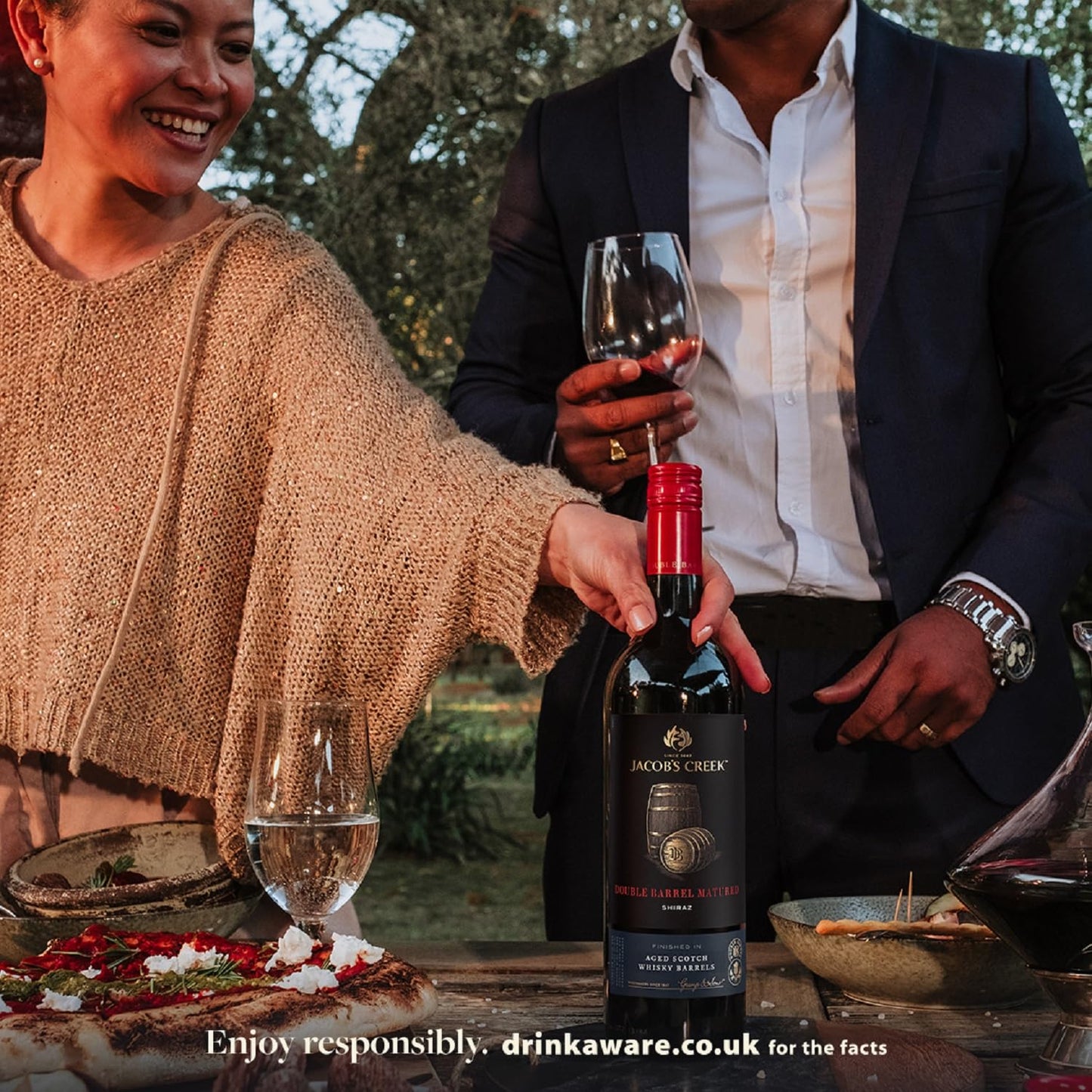 - Jacob's Creek Double Barrel Matured Shiraz Red Wine | 75 cl -