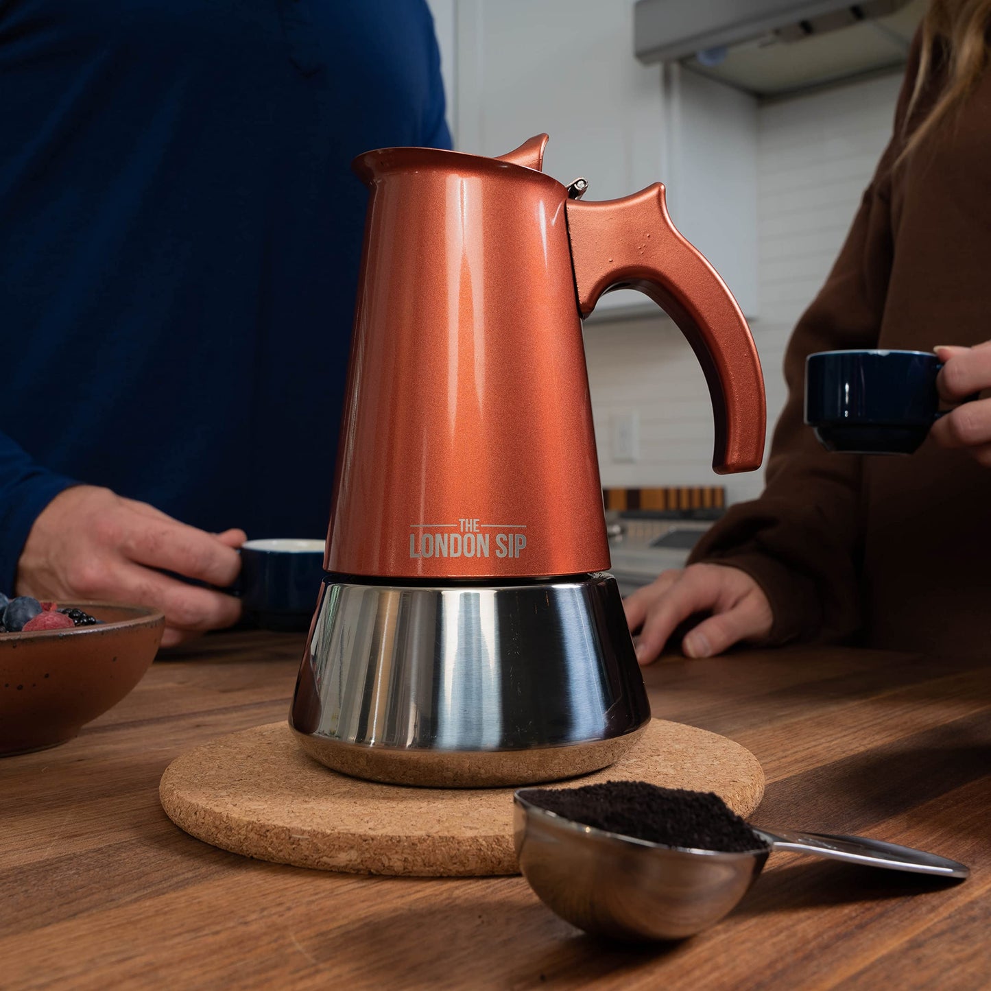 - The London Sip Moka Pot | Stovetop Coffee Maker -