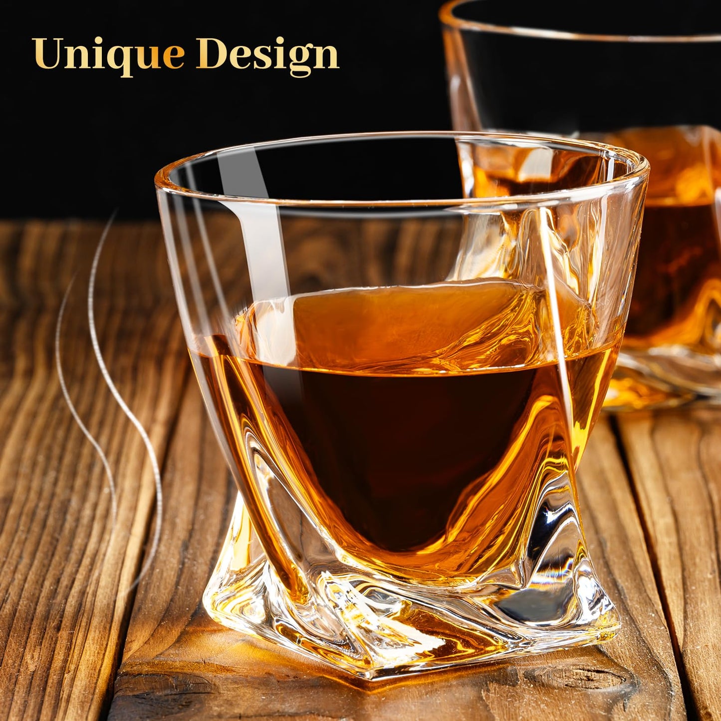 - PARACITY Whisky Glass | 10 OZ Old Fashioned Whiskey Glass 300 ml -