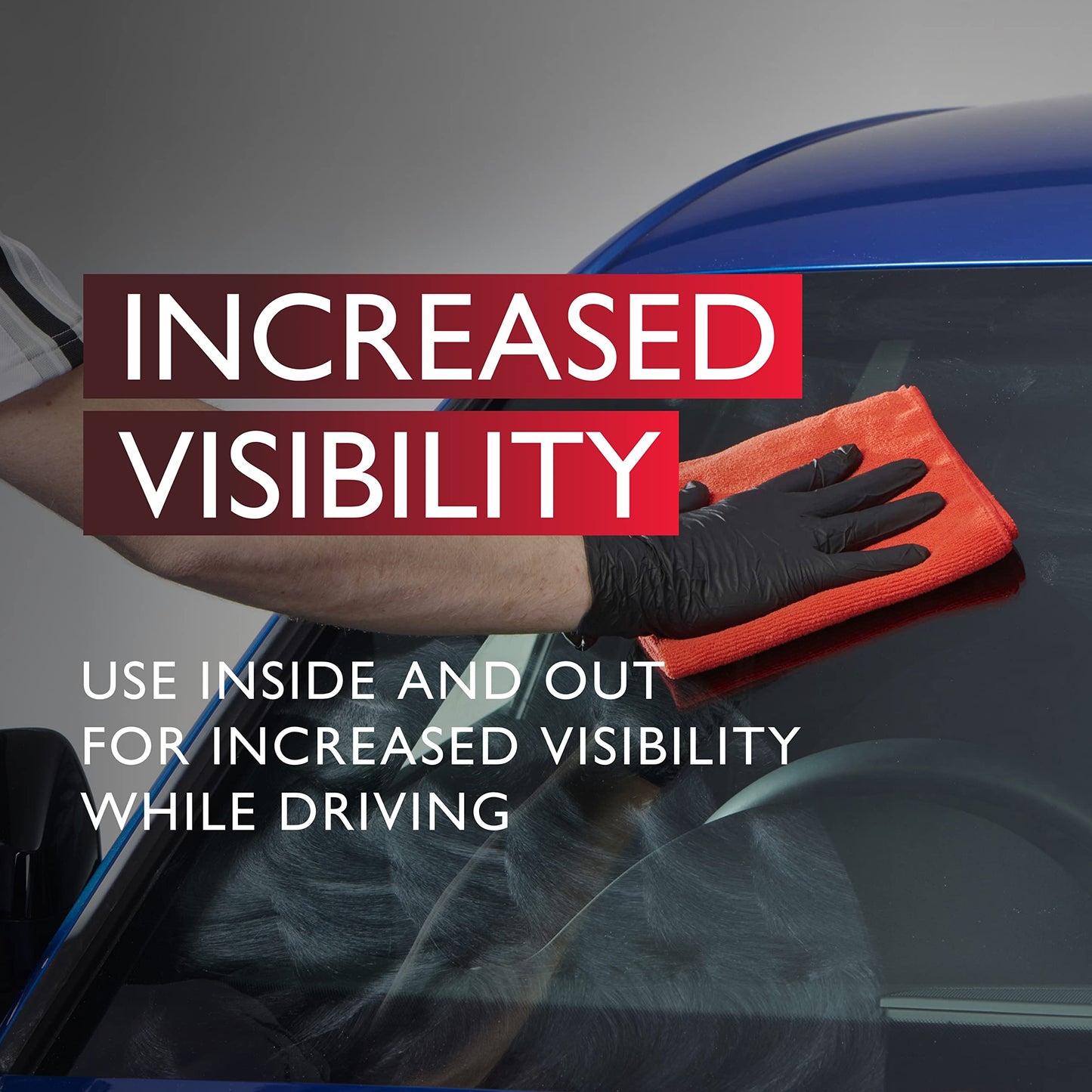 Autoglym Car Glass Polish, 500ml - Windscreen and Car Window Cleaner, Deep Cleaning Cream for Crystal Clear Vision Inside and Out