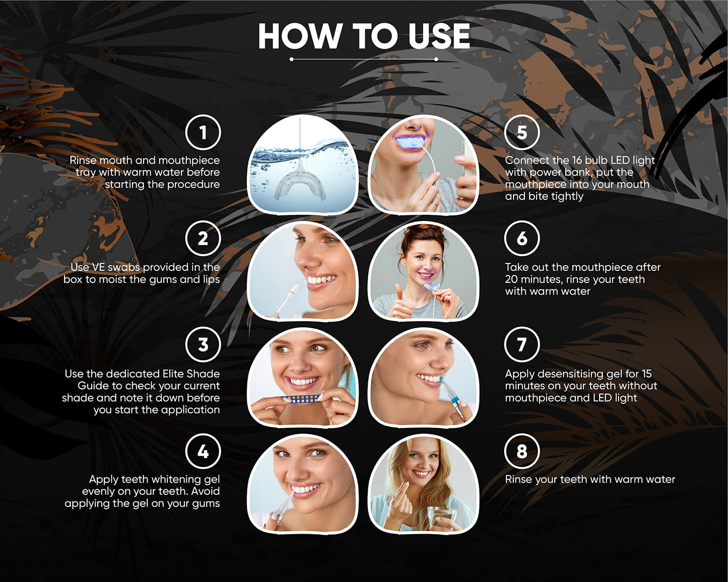 - Elite Professional LED Teeth Whitening Kit -