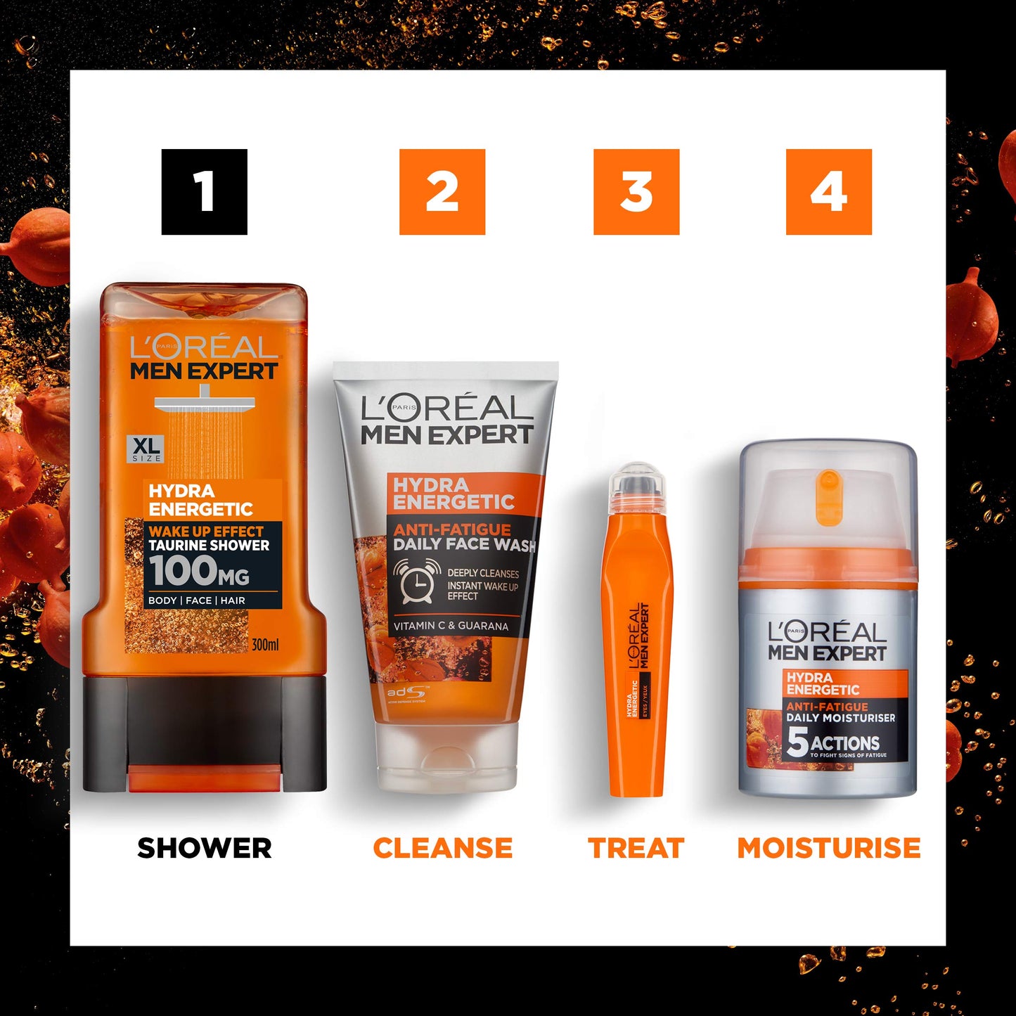 - L'Oréal Men Expert Hydra Energetic Shower Gel for Men -