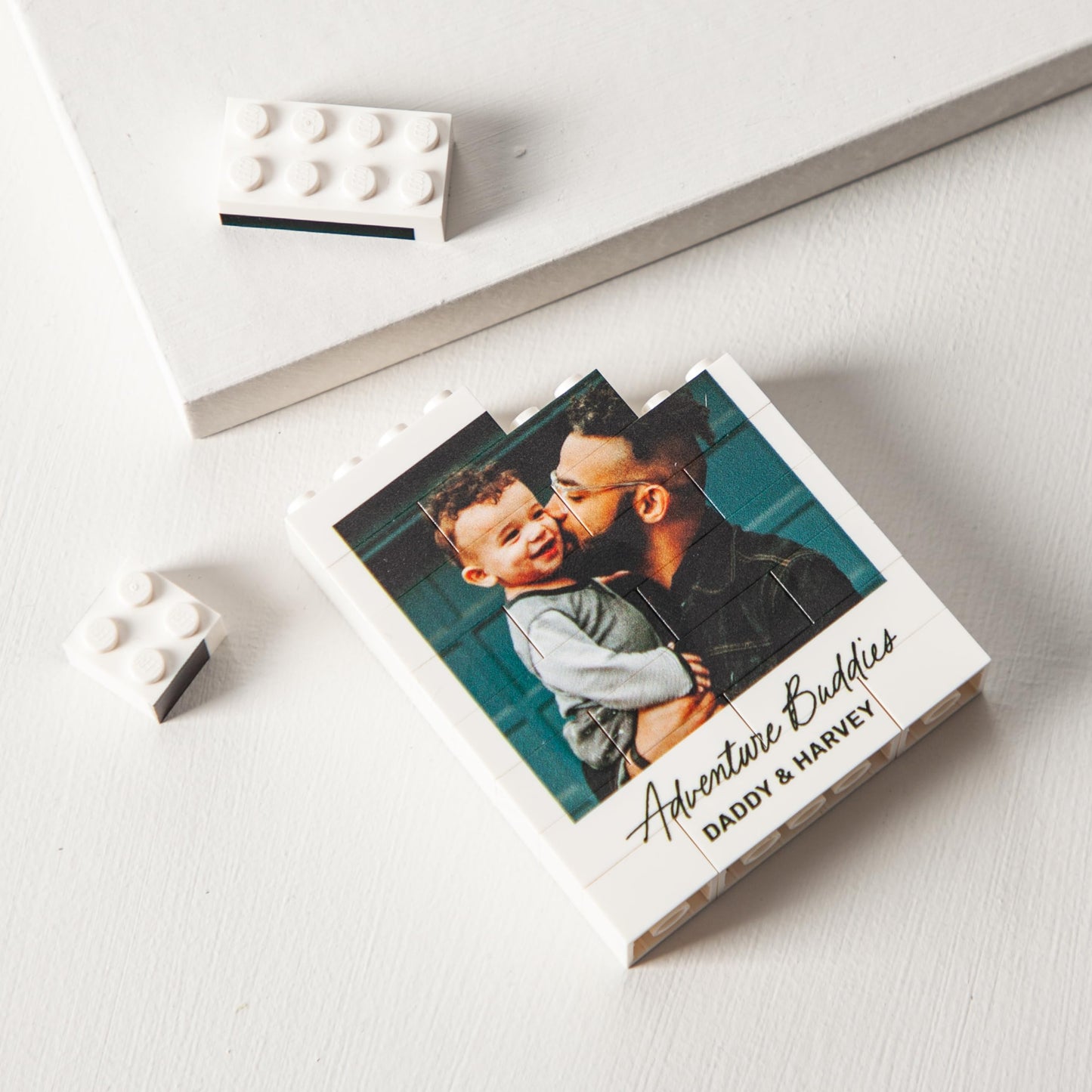 - Personalised Father's Day Photo Building Block Gift -