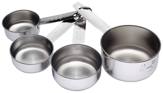 - KitchenCraft Measuring Cup Set | Stainless Steel Measure Spoon Cups -