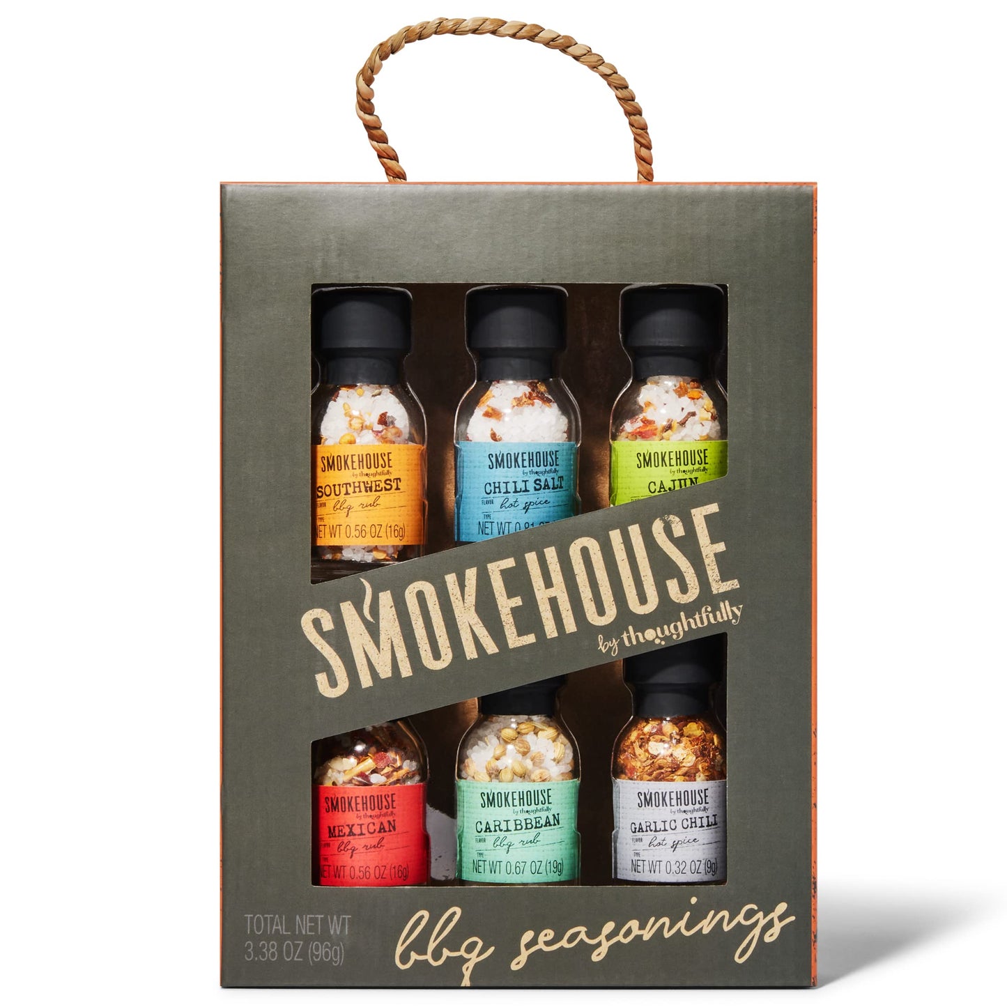 - Smokehouse by Thoughtfully | BBQ Seasoning Collection | 6 Pack -
