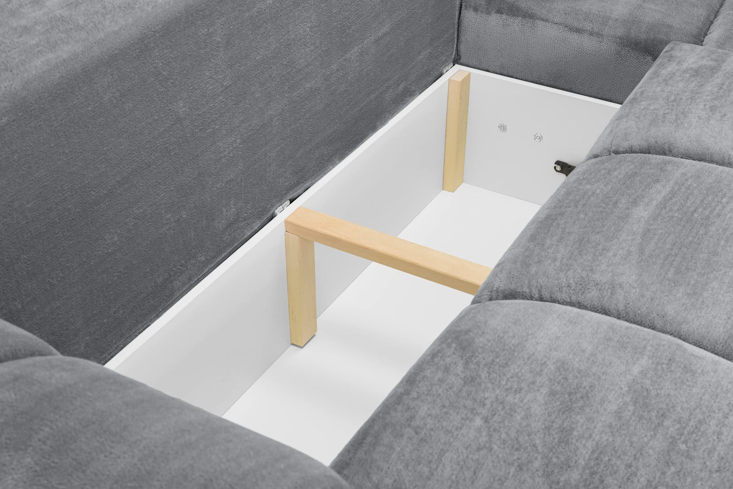 - Honeypot Sofabed | Azzuro Universal Corner Sofa Bed with Storage -