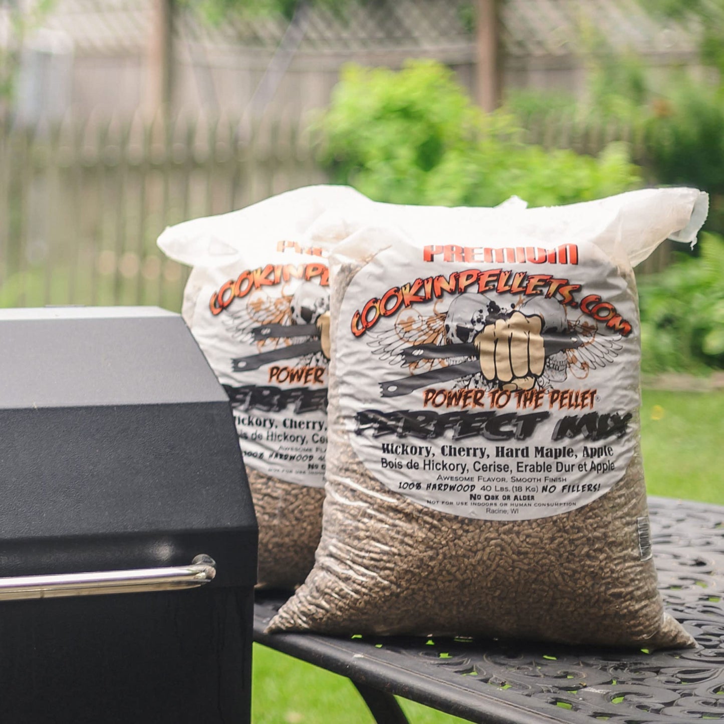 Cookinpellets 18kg Premium Perfect Mix BBQ Smoker Pellets - CPPM18kg