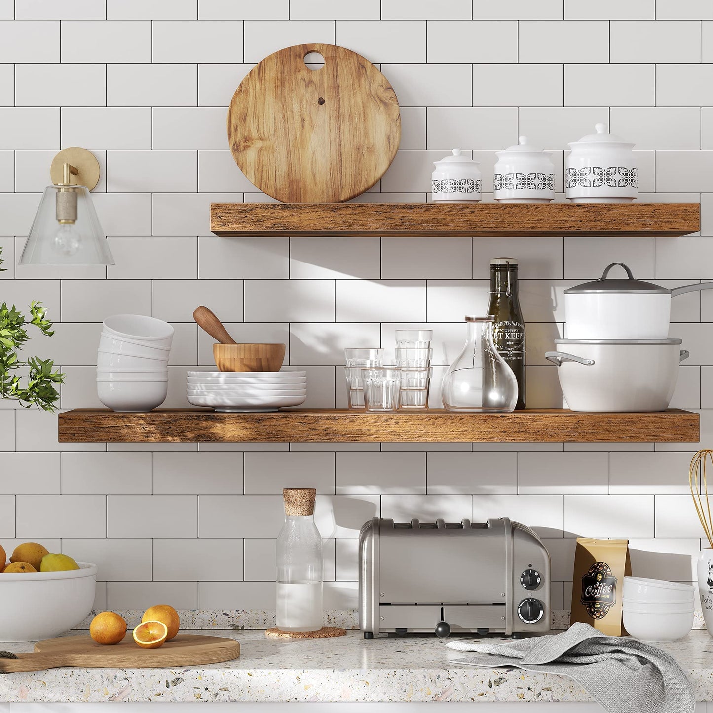 - VASAGLE Wall Shelf, Floating Shelf -