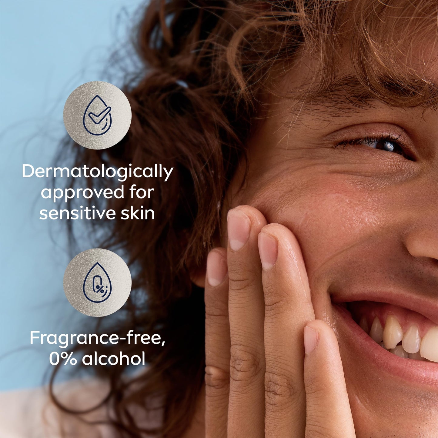 - NIVEA MEN Sensitive Face Moisturiser | (75ml) | Men's Moisturiser with 0% Alcohol -