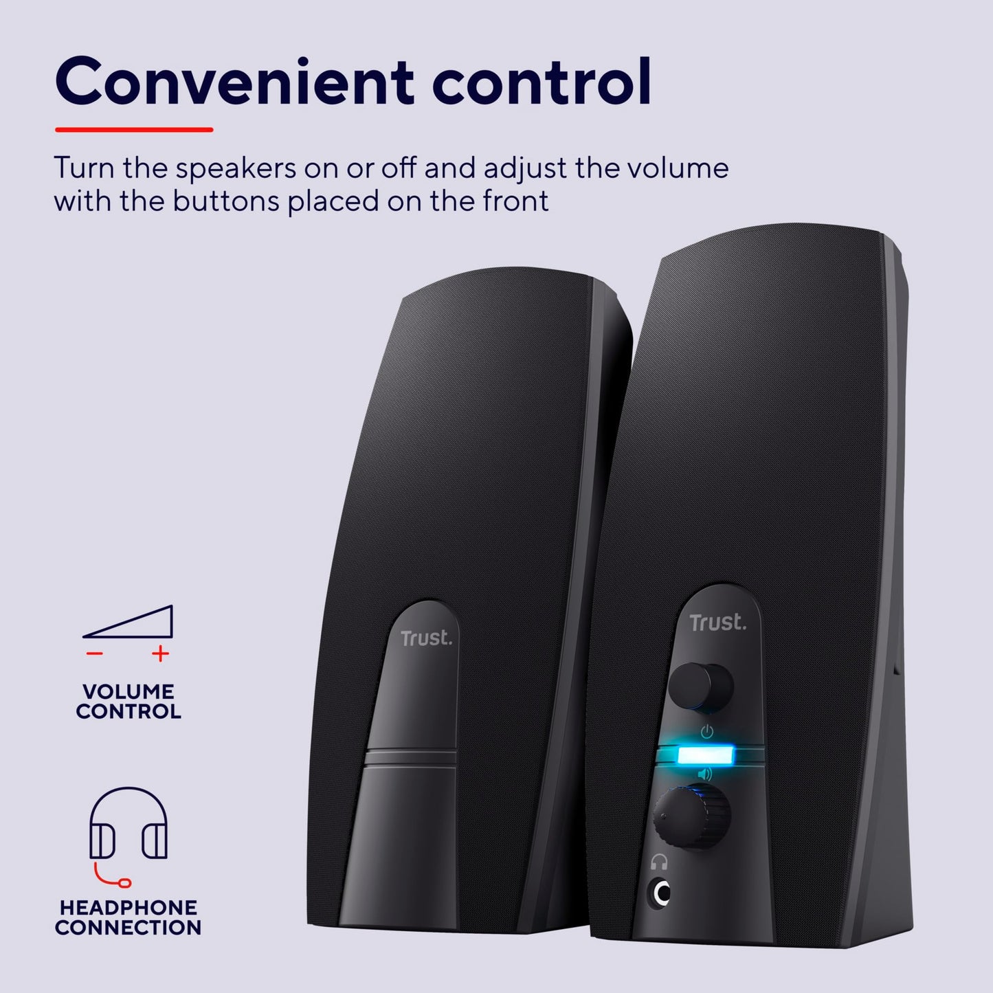 - Trust Almo 2.0 PC Speaker Set | 10 W Peak Power | USB Powered Sound System -