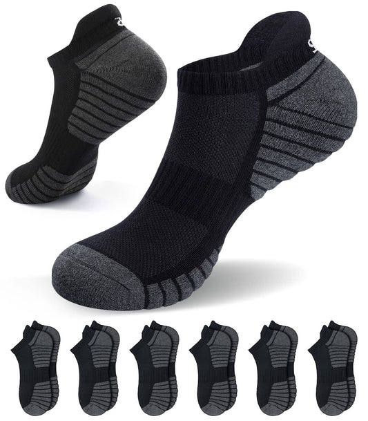 - Running Socks for Men | Anti-Blister Trainer Socks | Ankle Sports Socks -