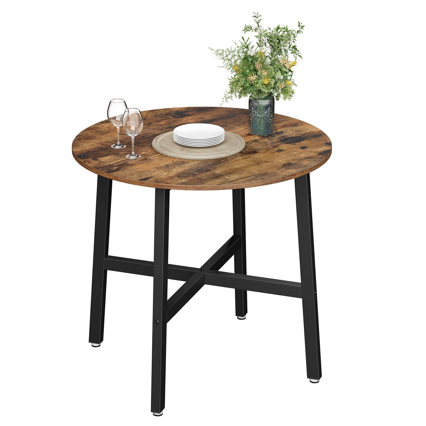 - VASAGLE Dining Table, Round Kitchen Table -