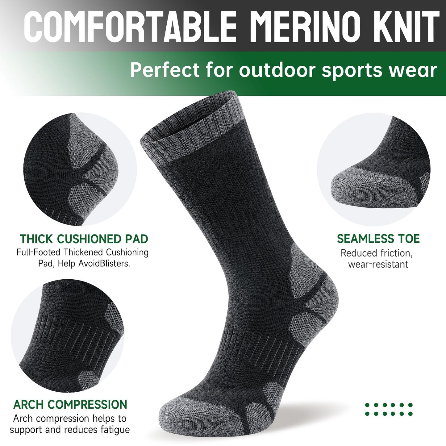 - Mens Walking Socks | Merino Wool Hiking Socks For Men -