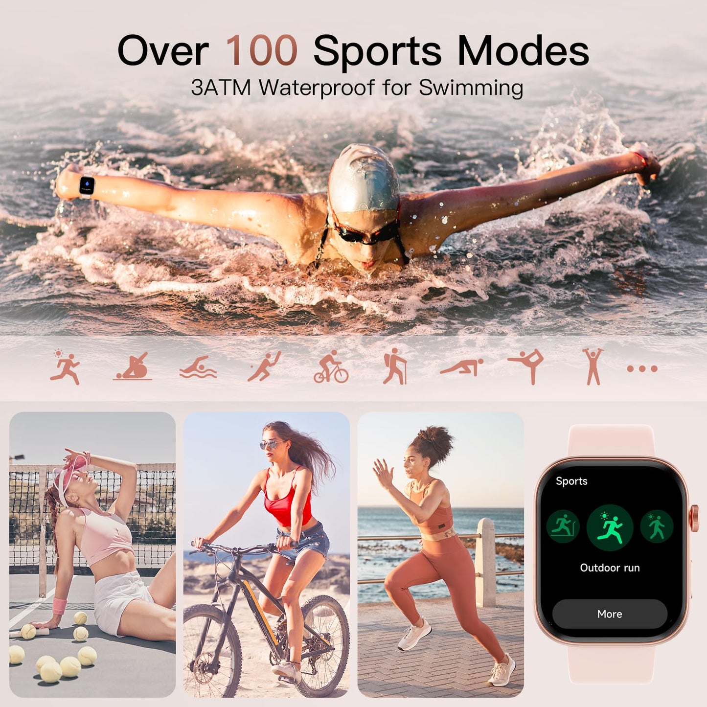 - Tensky | Smart Watch for Women-1.99" | AMOLED Smartwatch | with Bluetooth Call & AI Voice -