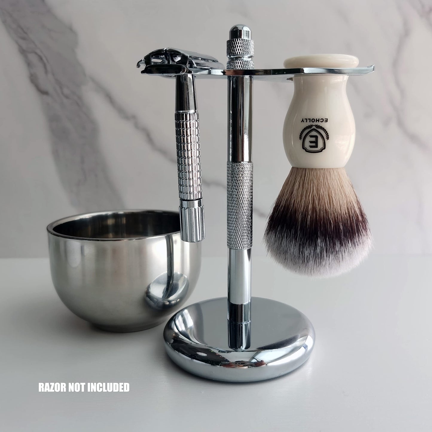 - Premium Shaving Brush Kit |3 in 1 Shaving Brush Set -