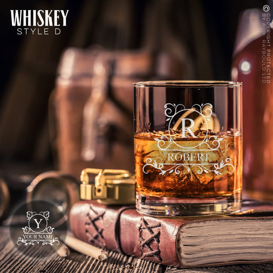 - Personalised Whiskey Glass | Engraved Glass | Perfect Whisky Drinker Gift -
