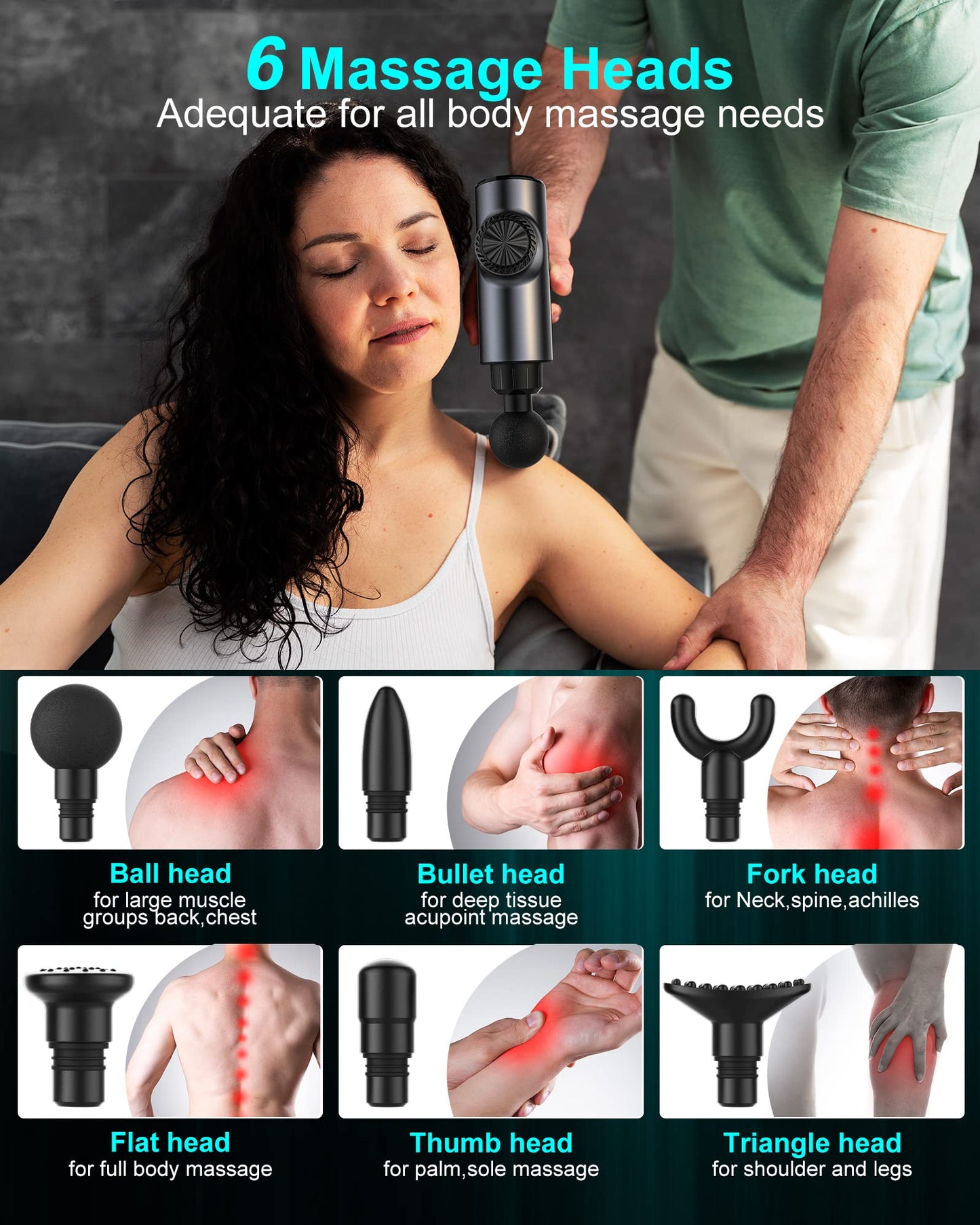 - Massage Gun | WELTEAYO Muscle Gun | Deep Tissue | Quiet Professional Handheld -