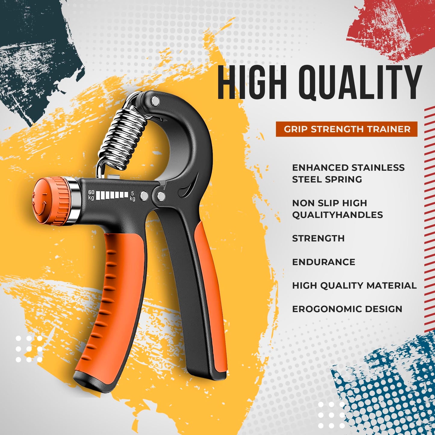 - K-MART 2 Pack Hand Grip Strengthener Adjustable 5-60 kg -