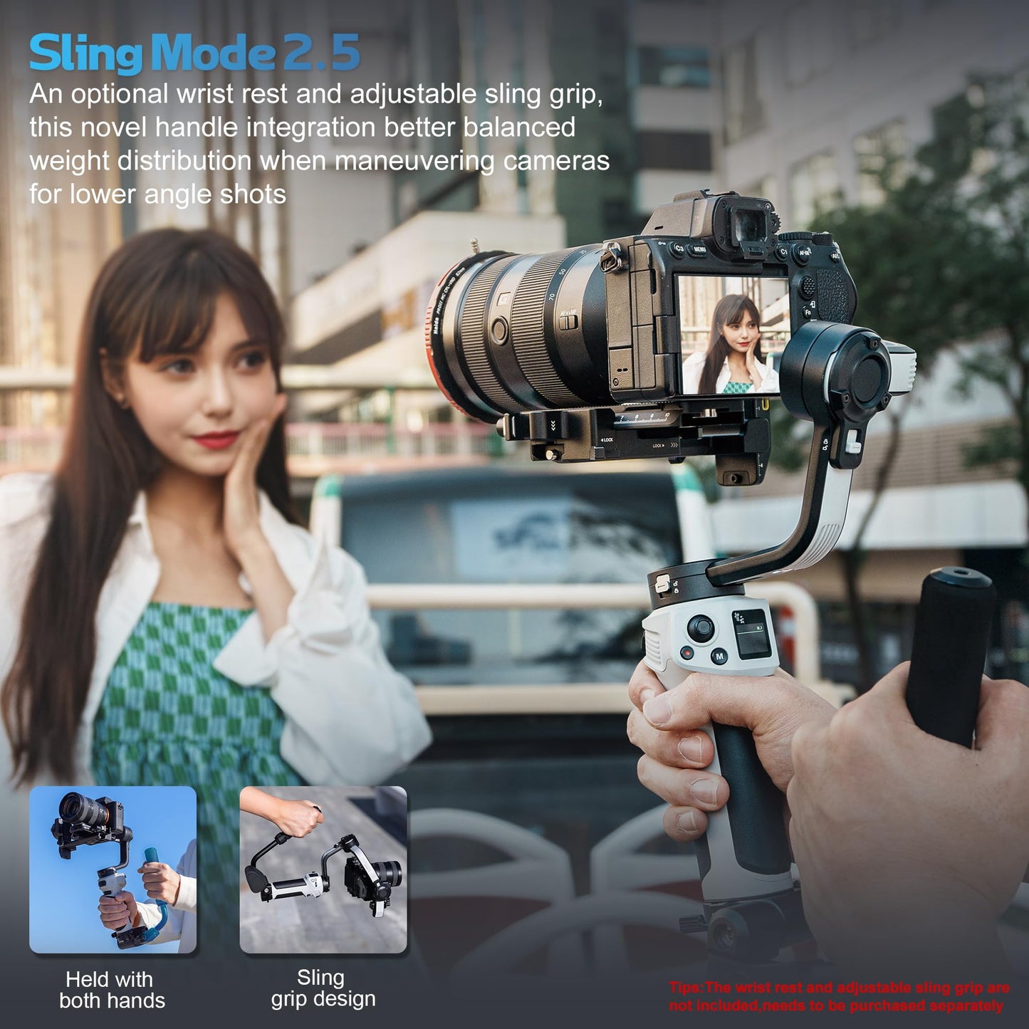 - ZHIYUN CINEPEER WEEBILL 3E Mirrorless Gimbal Lightweight Stabilizer