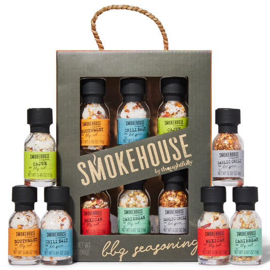 - Smokehouse by Thoughtfully | BBQ Seasoning Collection | 6 Pack -