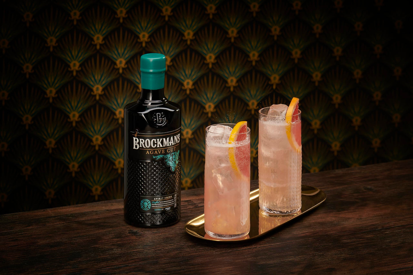 Brockmans Agave Cut crafted with Brockmans Gin, premium Mexican Agave Spirit and Pink Grapefruit, a small batch production 70cl, with gift box 41.2% abv