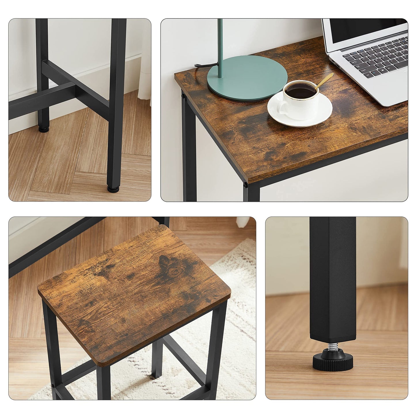 - VASAGLE Dining Table Set, Bar Table and Stools -