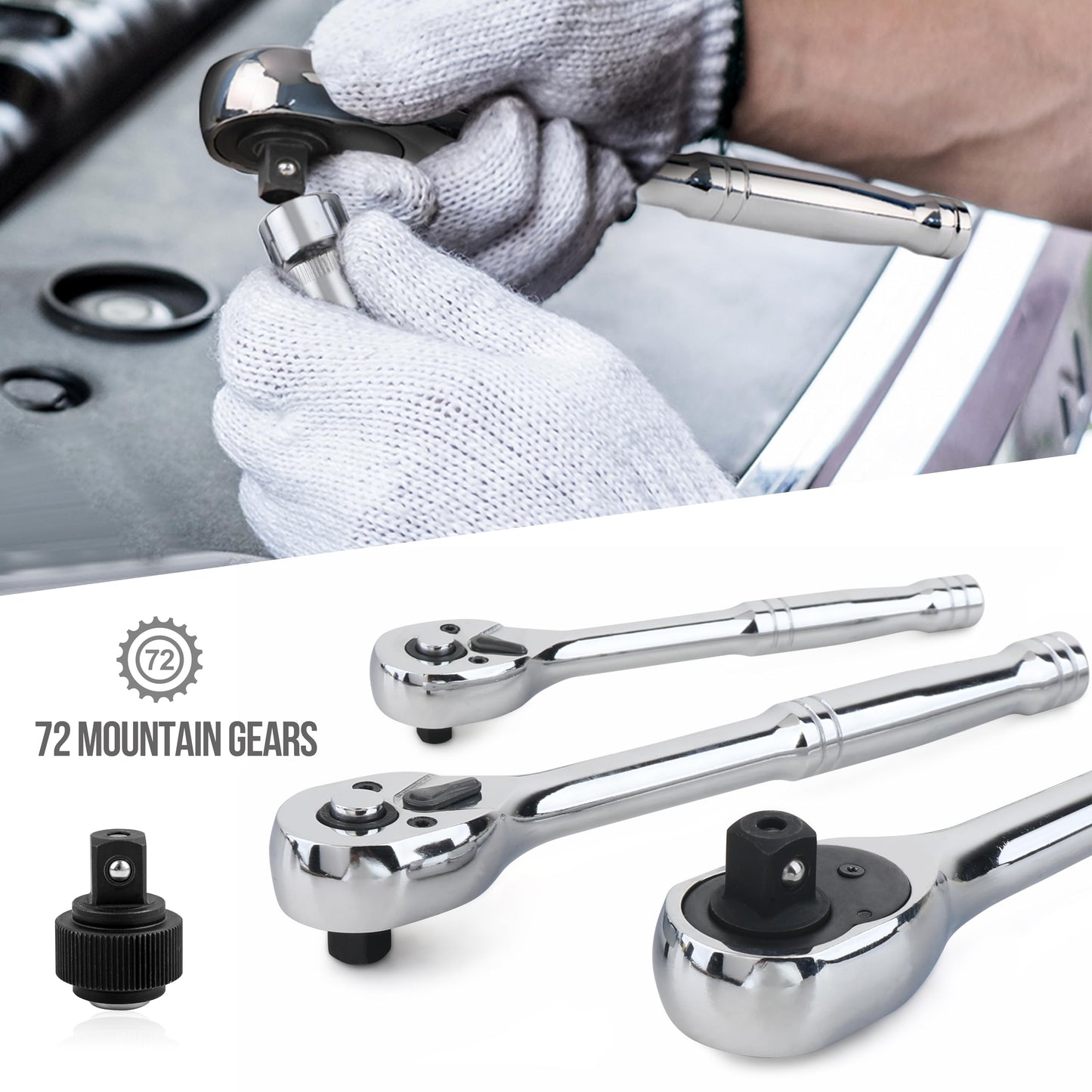 Amazon Basics Socket Set (201 Piece)